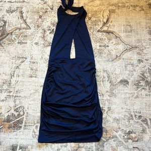 Navy mini dress